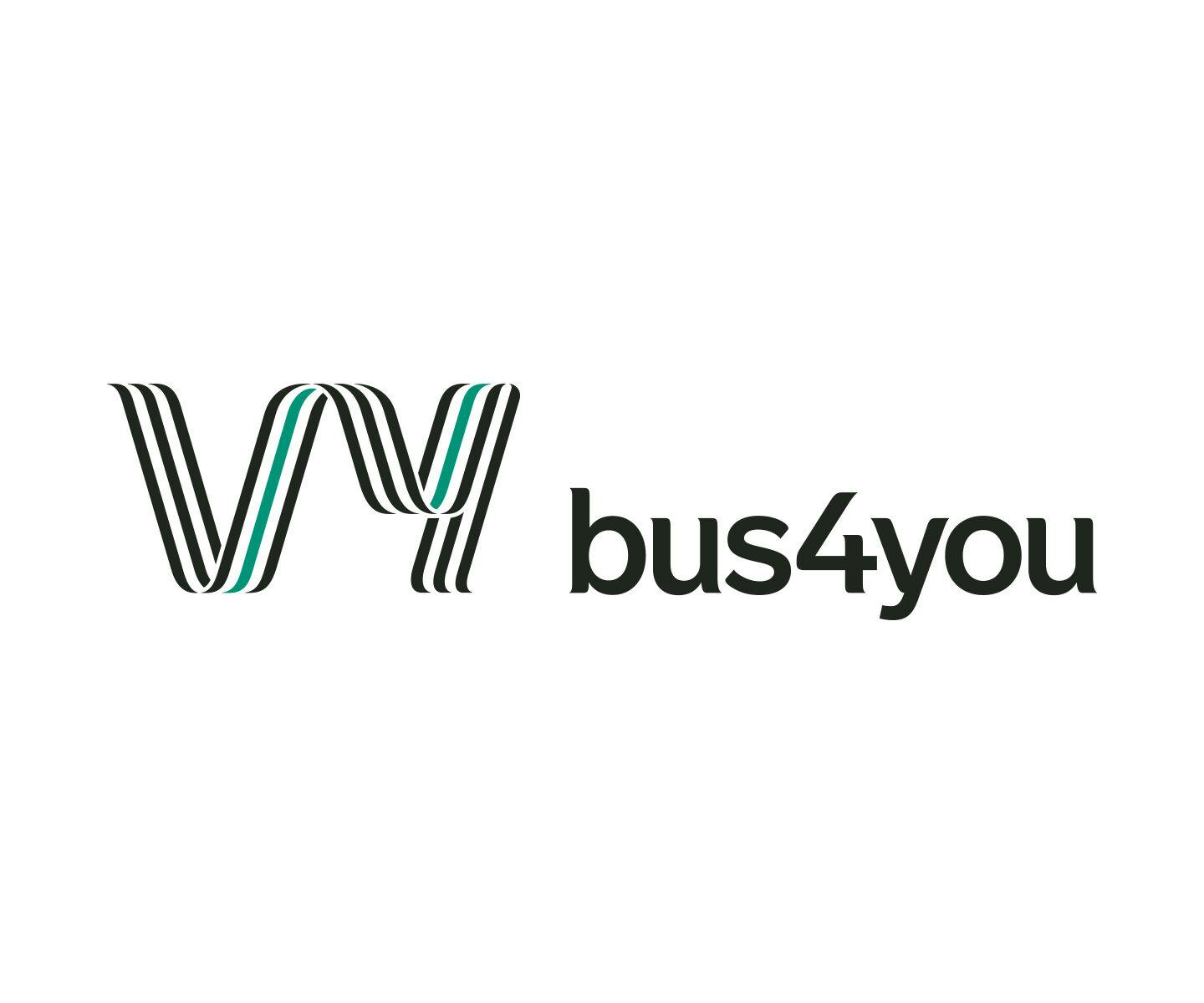 logotyp, logga, logo, bus4you, persontransporter