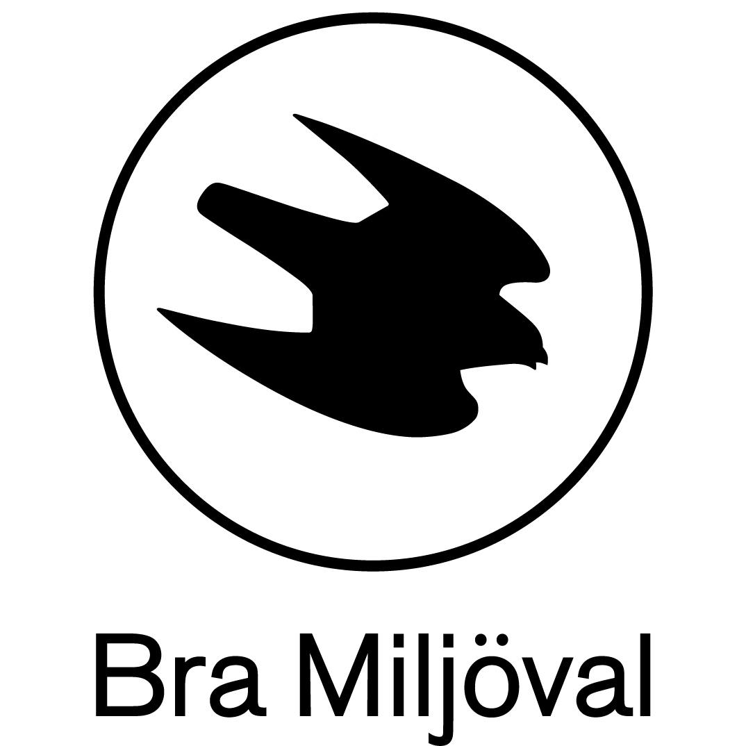 logotyp, svart, bold, bra-miljöval