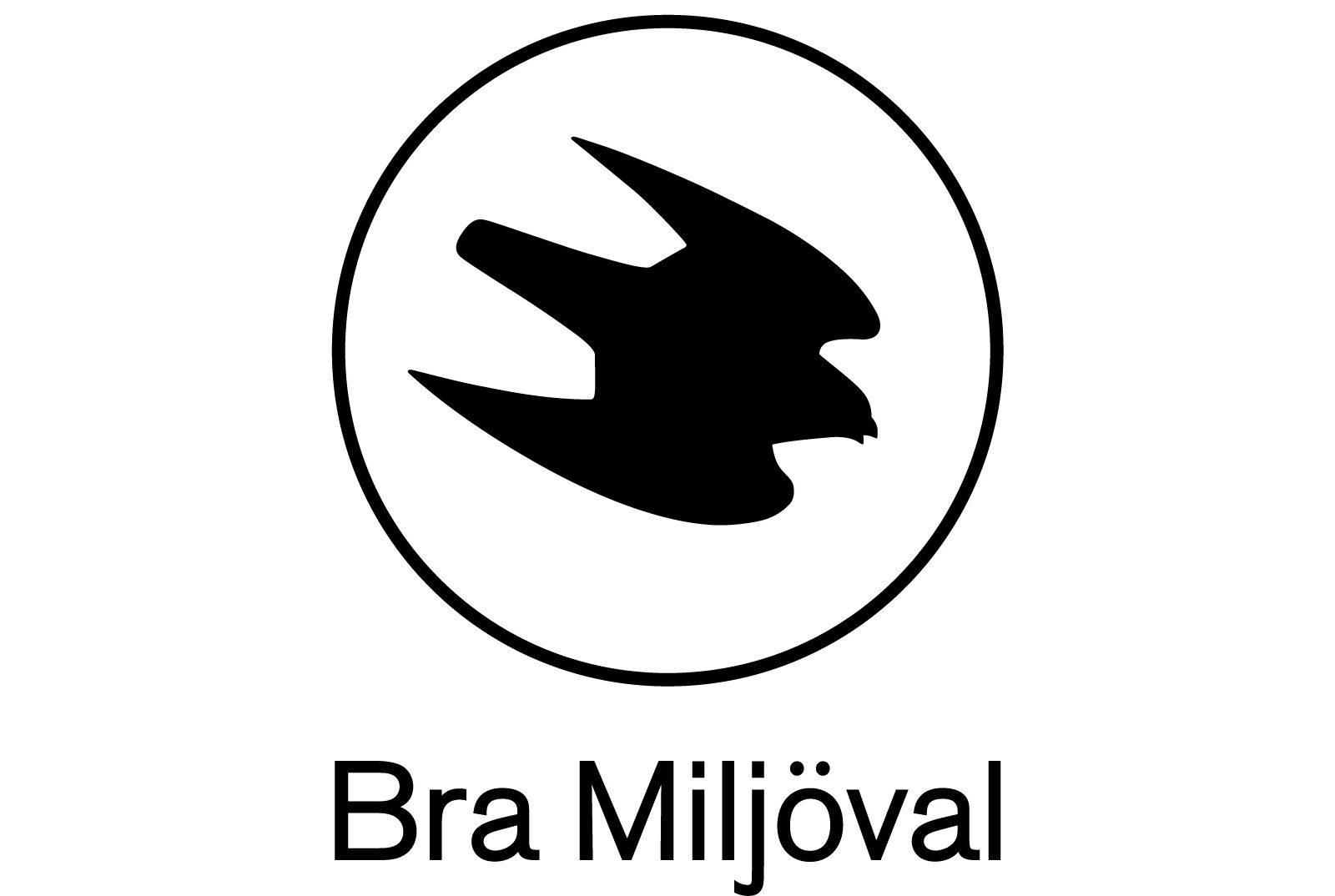 logo Bra Miljöval svart med text bold