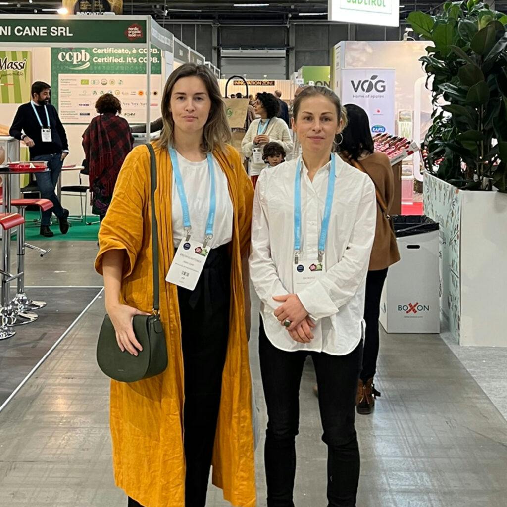 Kristin och Ida på Nordic organic food fair 2022.